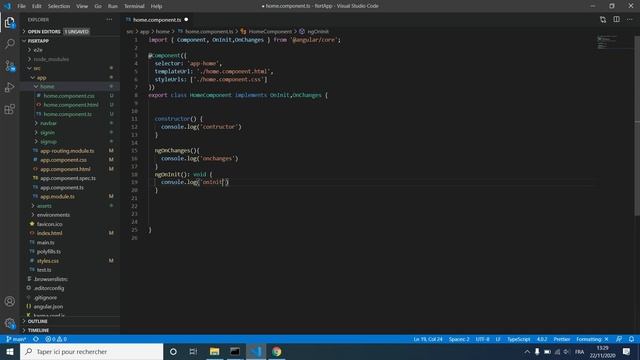 ANGULAR Lifecycle Hooks Component | دورة حياة Component смотреть онлайн