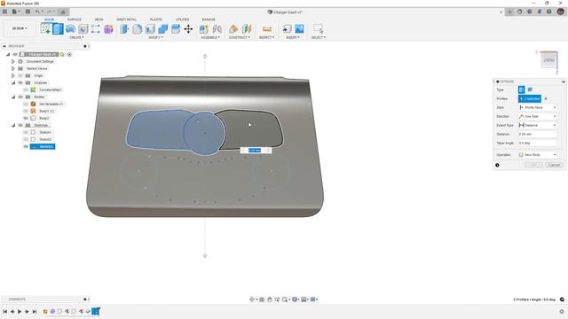Reverse Engineer Car Parts with CAD | Use Forms and Surfaces to create CAD models from SCAN Data смотреть онлайн