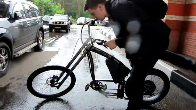 Электровелосипед чоппер Nirve Cannibal Switchblade electric chopper bicycle смотреть онлайн