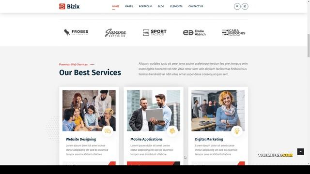 Bizix - Corporate and Business WordPress Theme studio 14 Build Website смотреть онлайн