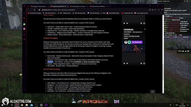 Where do MYTHIC Items Drop? Location List - Greymoor Elder Scrolls Online смотреть онлайн