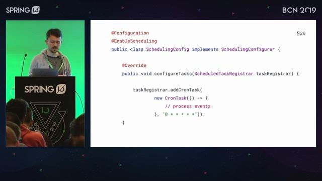 Building resilient scheduling in distributed systems with Spring by Marek Jeszka @ Spring I/O 2019 смотреть онлайн
