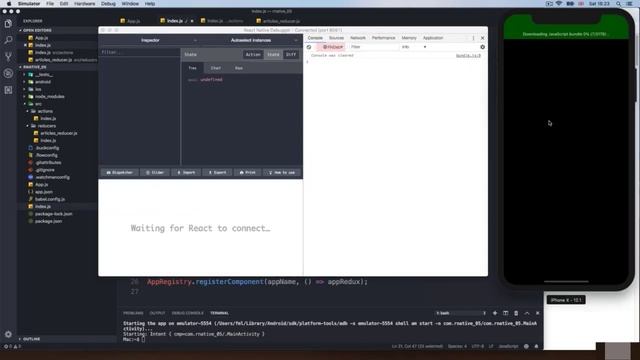 50 Connecting the devtools || React native for beginner to advance full course смотреть онлайн