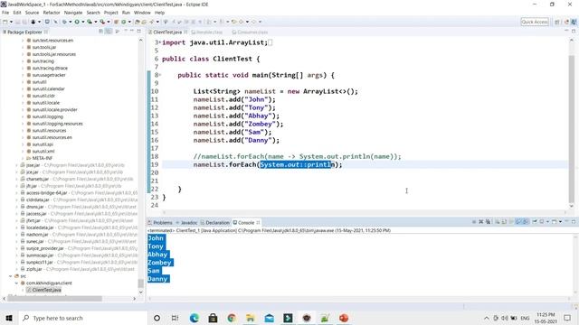 Java 8 forEach() with Example | Guide to the Java 8 forEach Method | Java Hindi Tutorial смотреть онлайн