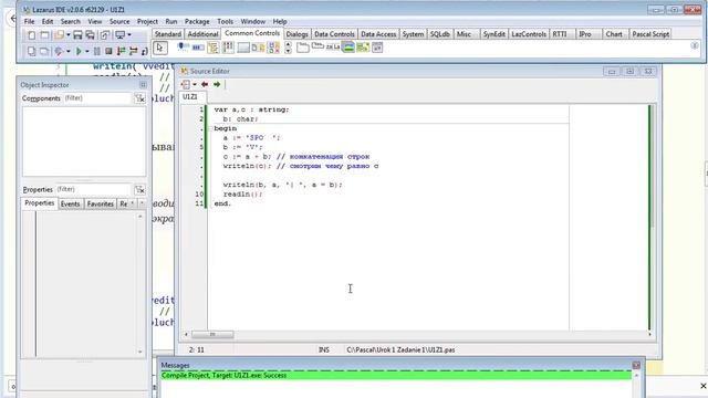 #8 Паскаль: String. Строки, строковый тип данных и работа с ним смотреть онлайн