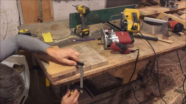 Торцевая разделочная доска из ореха смотреть онлайн