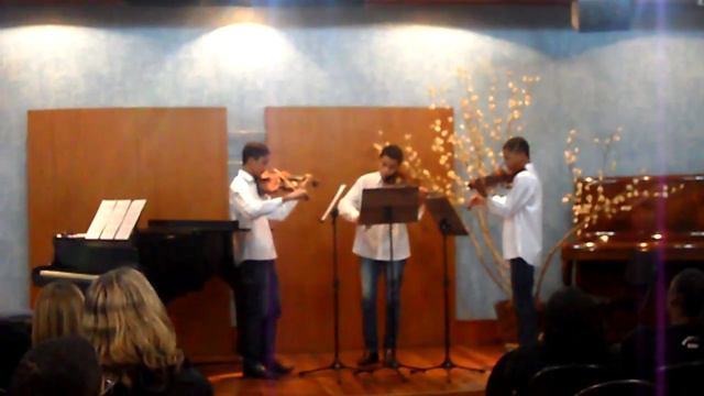 Telemann Suite for 3 violins Munasp Music Festival Academic Concert смотреть онлайн