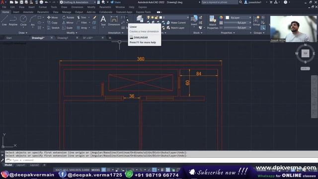 AutoCAD Trick || Dimension in specific Layer || DeepakVerma || смотреть онлайн