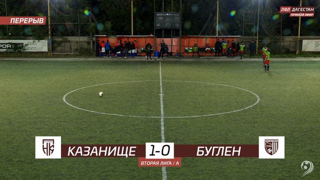 КАЗАНИЩЕ - БУГЛЕН. 2-й тур Второй лиги ЛФЛ Дагестана 2021/2022 гг. Зона Б. смотреть онлайн