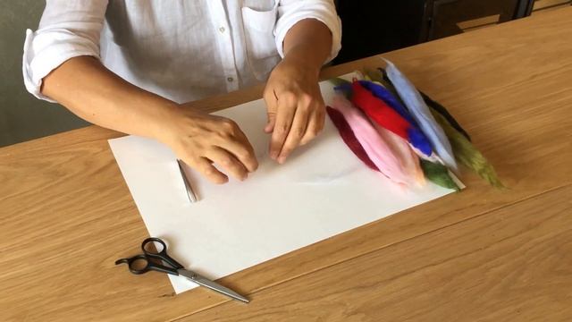 Пять основных методов живописи шерстью. 5 basic methods of wool painting. Шерстяная акварель. смотреть онлайн