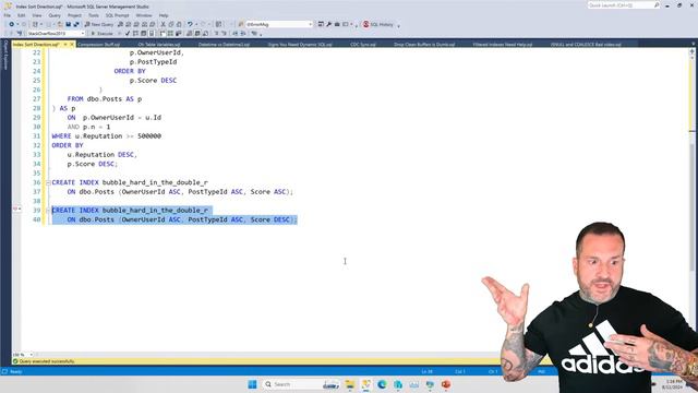 33 - A Little About Index Sort Direction In SQL Server смотреть онлайн