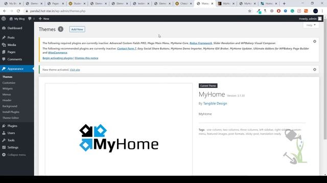 MyHome Real Estate WordPress theme video tutorial | Step By Step Installation/demo import and Guide смотреть онлайн