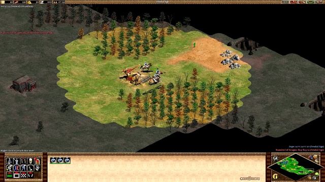 8 min Feudal Age into Scout rush with Mongols (18 pop Scrush) смотреть онлайн