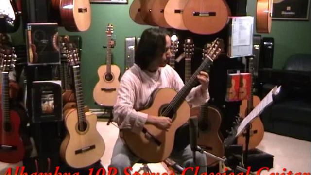Guitarsonline.com.au - Alhambra 10P Spruce Classical Guitar смотреть онлайн