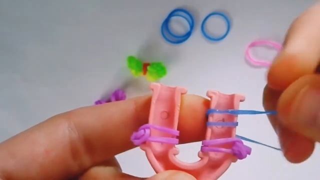 Міні метелик з резинок на рогатці / Мини бабочка из резинок на рогатке смотреть онлайн