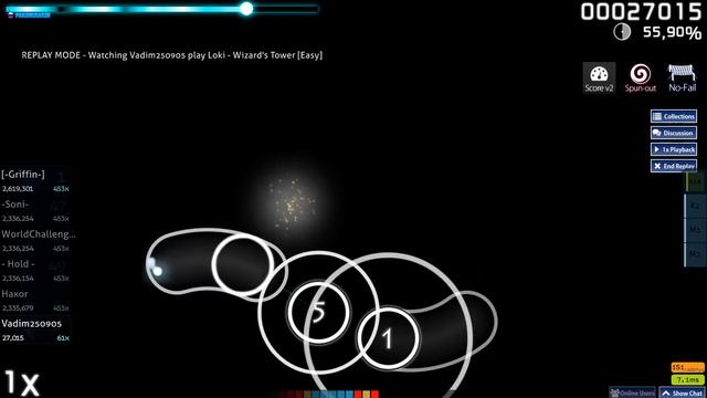 Wizard's Tower 49.85% (osu!) смотреть онлайн