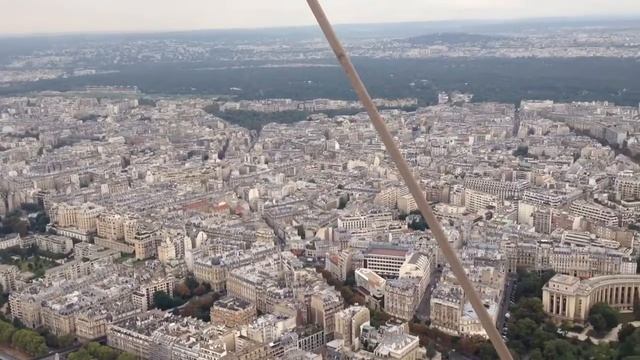 Top of the Eiffel tower, Paris France смотреть онлайн