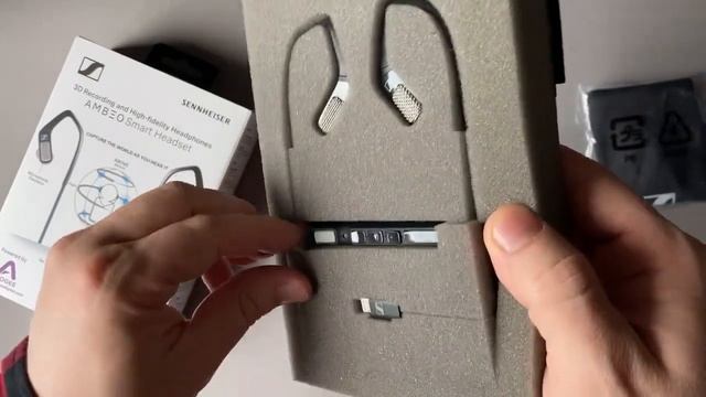 Sennheiser AMBEO Smart Headset unboxing смотреть онлайн
