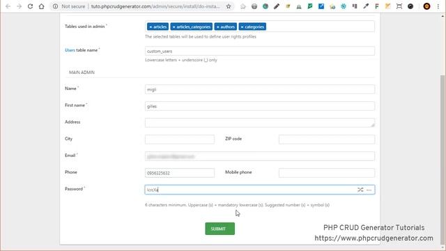PHP CRUD Tutorial - Bootstrap 4 Admin Panel Authentication Module installation смотреть онлайн