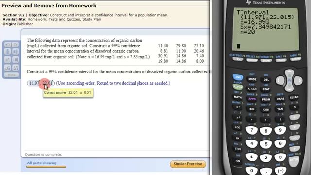 Constructing Confidence Intervals on Means with the TI83 or TI84 смотреть онлайн