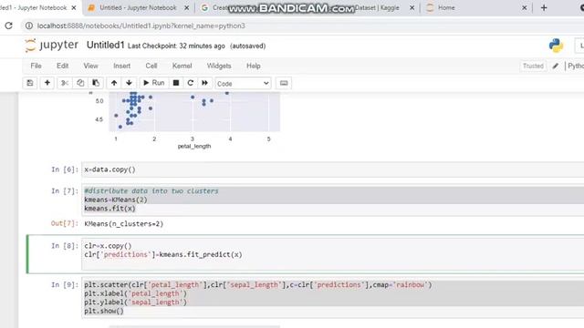 K Means Clustering using Python Code смотреть онлайн