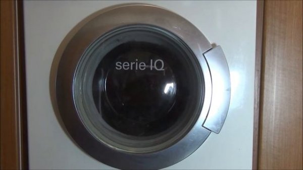 Siemens Serie IQ : Cotton 40'c half load stains + rinse plus