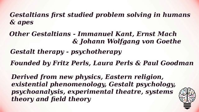 Gestalt | School of psychology | Gestalt psychology | Gestalt therapy смотреть онлайн