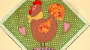 Прихватки в технике лоскутное шитье и аппликация