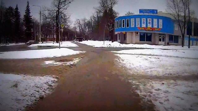 Обнинск. Ул.Ленина на GoPro. Ускорение 400%. смотреть онлайн