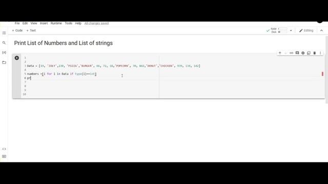 Mixed Data List | How to Separate into List of Numbers | List of Strings | Python 3 | Data Cleaning смотреть онлайн