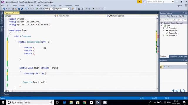 Understand “yield” keyword in C# Explained in Hindi смотреть онлайн