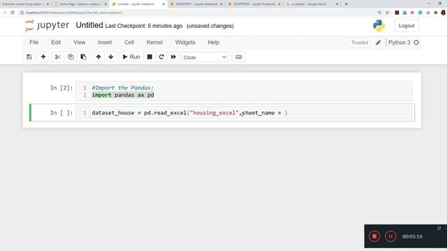 4 How to load excel file with multiple sheets in Python Jupyter Notebook DSFP004 смотреть онлайн