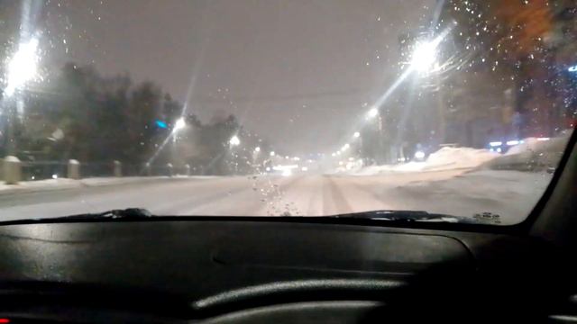 Поездка в 4 часа утра по улице Челябинска, 7 февраля 2024 смотреть онлайн