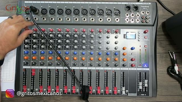 Depusheng DX12 Sound Mixer Consola de audio con interfaz USB a un excelente precio Gritos Mexicano смотреть онлайн