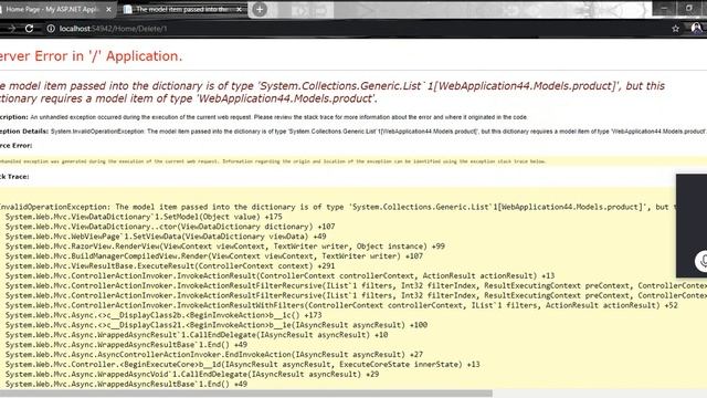 How to delete data in Asp.Net MVC 5 using Entity Framework смотреть онлайн