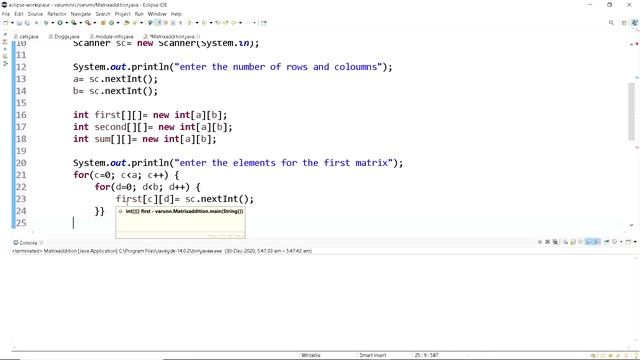 Sum of Two Matrices | Multidimensional Arrays | Introduction To Java Programming смотреть онлайн