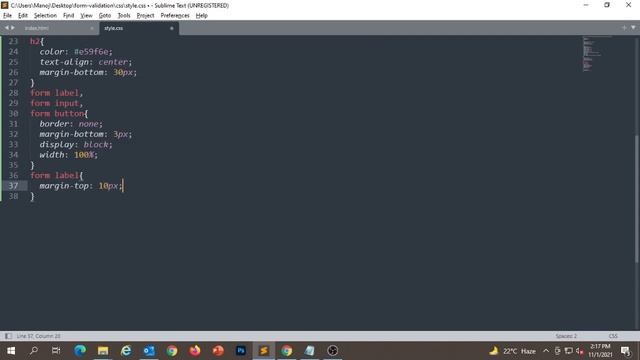 How to Validate form using jQuery | Form Validation in jQuery | Form Validation смотреть онлайн