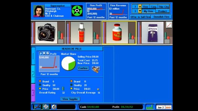 Capitalism 2 - 01 - Entrepreneur Campaign - Tutorial: Basics & Retail Walkthrough Gameplay смотреть онлайн