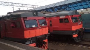 Ретро электрички ЭД 4 и ЭД 2Т