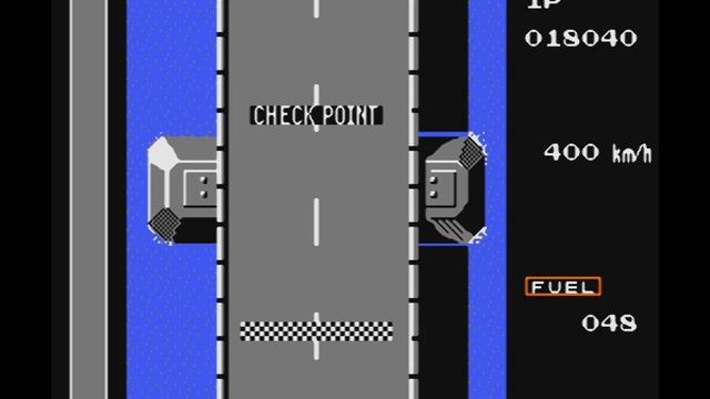 Road Fighter - (NES - Dendy - 8 bit) - Walkthrough HD no commentary - Полное прохождение игры 100% смотреть онлайн