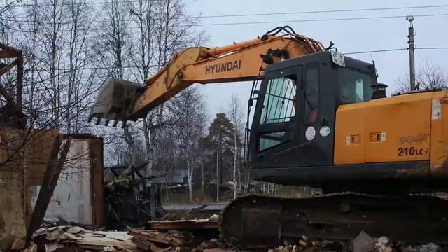 Снос дома Вид ИЗНУТРИ смотреть онлайн