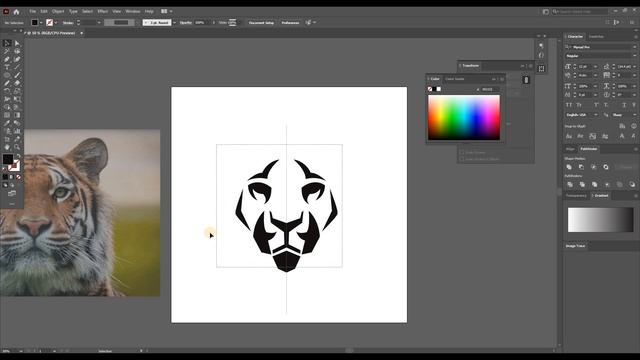 Image To Vector Illustrator | Convert A PNG To Vector with Adobe Illustrator tutorial смотреть онлайн