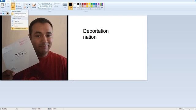 How to ROTATE text in ms paint смотреть онлайн