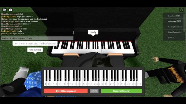 Showing a part of the script of happier on the roblox piano. смотреть онлайн