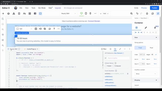 How to combine JavaScript with No Code! Editor X NodeJS смотреть онлайн