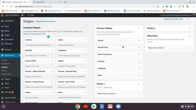 Easy WordPress Widgets Tutorial смотреть онлайн