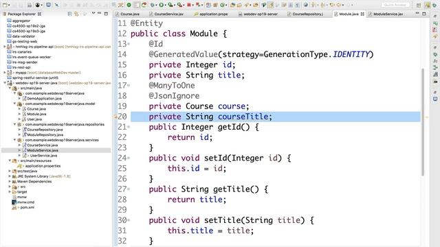 W10 13 list modules for course смотреть онлайн