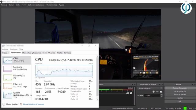 OBSv23 | NVENC vs x264 | OBS Optimización CPU смотреть онлайн