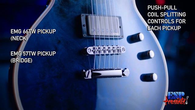 ESP Guitars: ESP E-II Eclipse Blue Natural Fade Demo by Luis Kalil смотреть онлайн