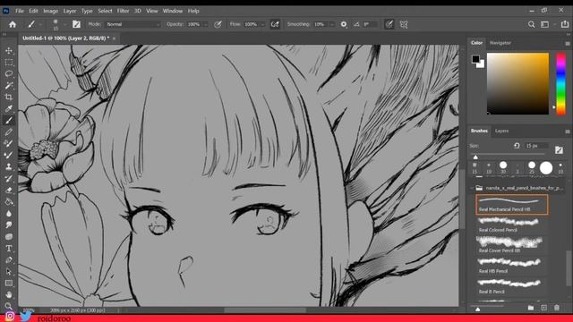 Toga Himiko? ✖ Tomie - Junji Ito【Adobe Photoshop 2020】 смотреть онлайн